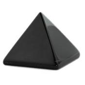 Pyramide en pierre d'Agate Noire (4 cm)