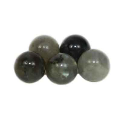 Labradorite Perle NON Percée 6 mm (Lot de 10 perles)