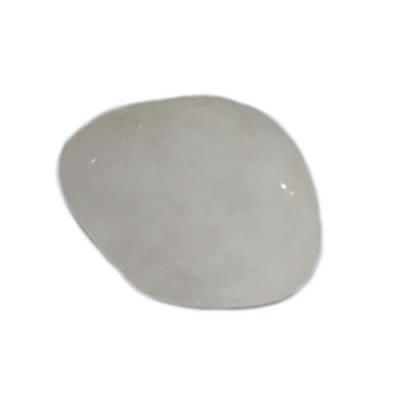 Cristal de Roche Laiteux galet pierre roulée
