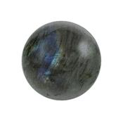 Boule en pierre de Labradorite (4 cm) avec socle