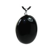 Obsidienne Oeil Céleste Pendentif Cabochon ovale 40x30 mm Harmony