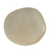 Pierre de Lune Blanche galet pierre plate (3 à 4 cm)