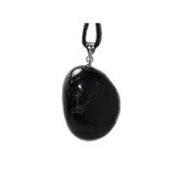 Tourmaline Noire Pendentif pierre roulée (1 à 1,5 cm)