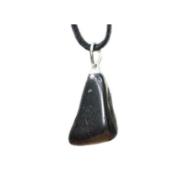 Shungite Pendentif pierre roulée