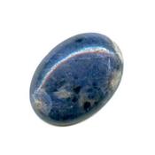 Sodalite cabochon pierre polie 40x30 mm