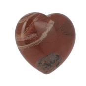 Jaspe Rouge galet pierre Coeur (4,5 cm)