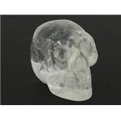 Crâne de Cristal en pierre de Cristal de Roche (4,8x3,8x3 cm environ)