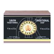 Savon traditionnel Vanille - 100 grammes - Fragrances & sens