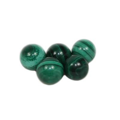 Malachite Perle NON Percée de 6 mm (Lot de 10 perles)