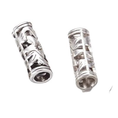 Séparateur Tube 23 x 8 mm de Perles style Tibétain (Par Lot de 2)