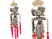 Carillon Tortue Dragon et Clochette Porte Bonheur Feng Shui