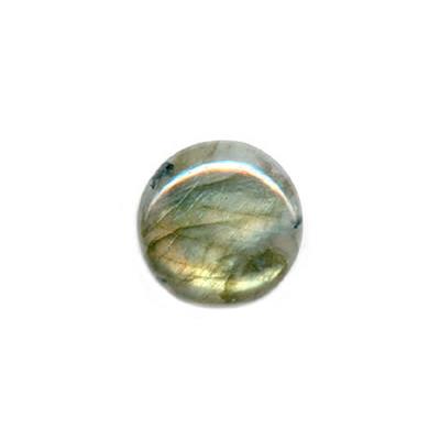 Cabochon rond 8 mm en Labradorite pierre gemme