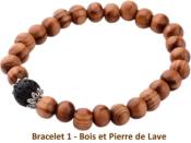 Bijoux Lot de 3 Bracelets Perles CALI (Pochette Jute)