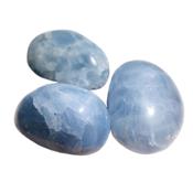 Calcite Bleue Gros galet pierre roulée (150 à 200 grammes)