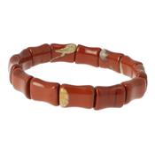 Jaspe Rouge bracelet Bamboo